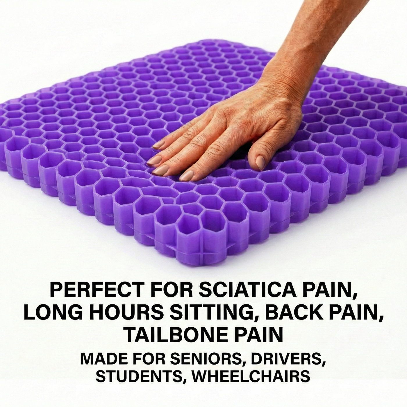 Sit pain free with Hexagel® Cushion