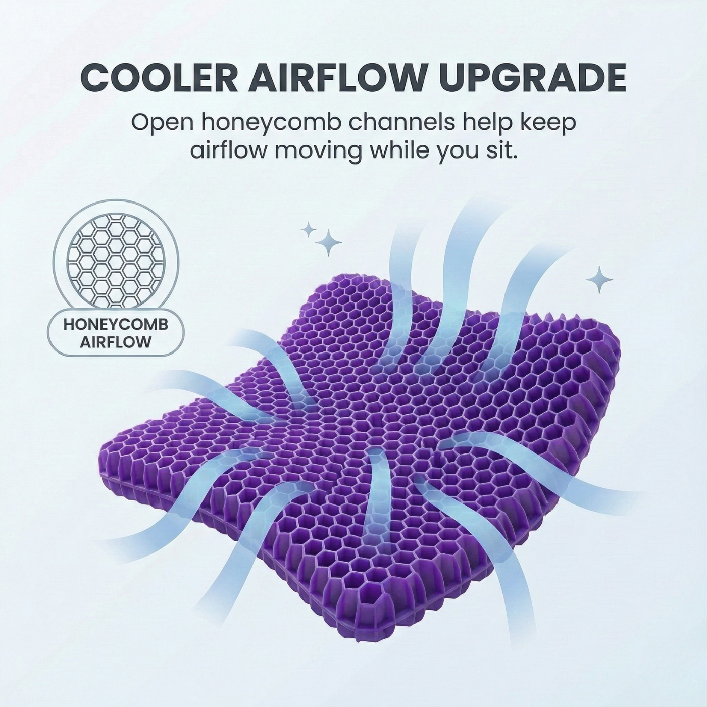 Sit pain free with Hexagel® Cushion